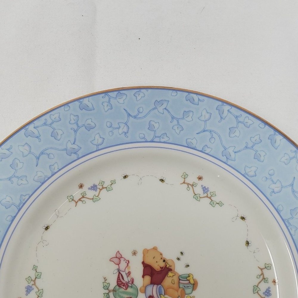 Vintage 2000 LENOX DISNEY THE POOH PANTRY Dessert Plates Fine Porcelain - Picture 11 of 11